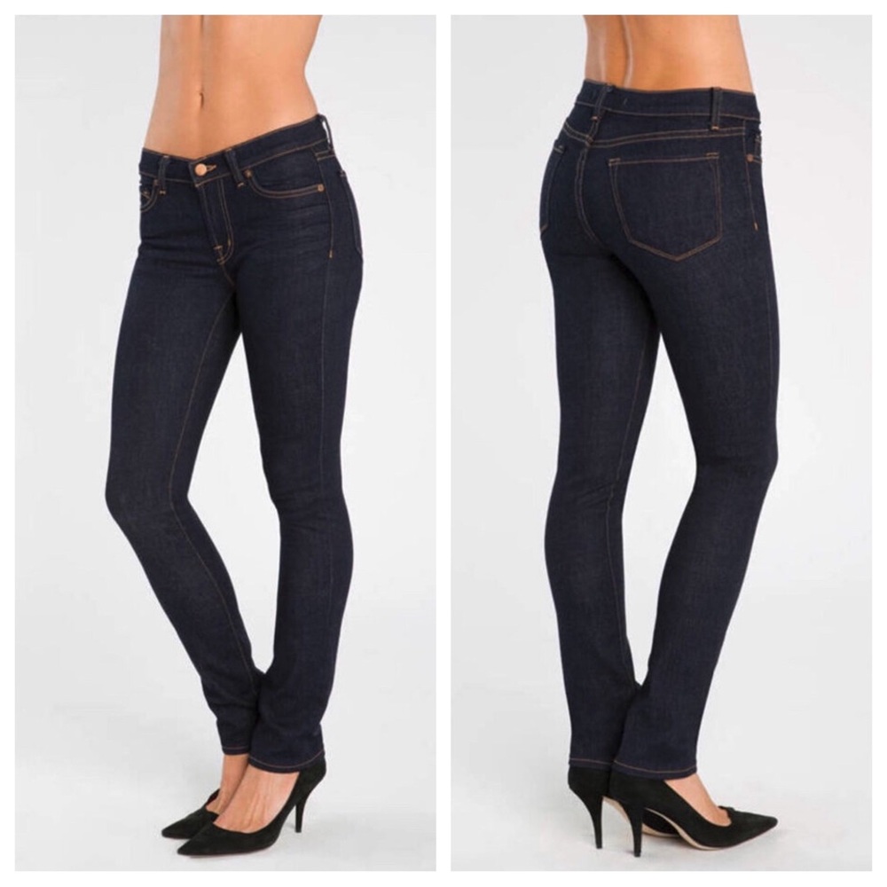 J Brand Womens 912 Pencil Leg Skinny Jeans Ink Dark Blue Wash size 25